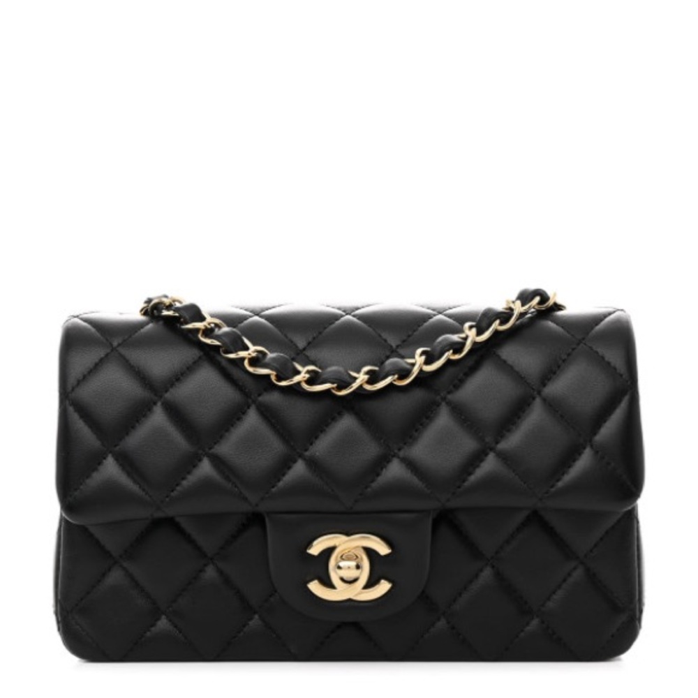 Chanel Flap Mini Black Quilted Leather Bag